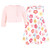 Hudson Baby Cotton Dress and Cardigan Set, Cheerful Flower