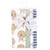 Hudson Baby Cotton Flannel Burp Cloths, Modern Lion