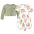 Hudson Baby Cotton Dress and Cardigan Set, Golden Bouquet