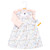 Hudson Baby Cotton Dress and Cardigan Set, Pastel Wildflower