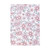 Hudson Baby Cotton Flannel Burp Cloths, Pink Mint Floral 2