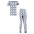 Hudson Baby Cotton Pajama Set, Blue Daisy
