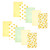 Hudson Baby Cotton Flannel Burp Cloths, Yellow Daisy