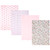 Hudson Baby Cotton Flannel Burp Cloths, Outline Floral Soft Pink 1