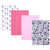 Hudson Baby Cotton Flannel Burp Cloths, Begonia Pink Floral