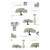 Hudson Baby Cotton Flannel Burp Cloths, Wild Safari Adventures 10-Pack
