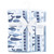Hudson Baby Cotton Flannel Burp Cloths Bundle, Cute Whales