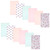 Hudson Baby Cotton Flannel Burp Cloths Bundle, Pink Mint Floral