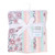 Hudson Baby Cotton Flannel Burp Cloths Bundle, Pink Mint Floral