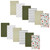 Hudson Baby Cotton Flannel Burp Cloths Bundle, Multi Color Dino 12-Pack