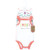 Touched By Nature Organic Cotton Bodysuits, Popsicle 1