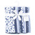 Hudson Baby Cotton Flannel Burp Cloths Bundle, Blue Cosmos