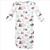 Touched By Nature Organic Cotton Gowns, Pink Camping Animals