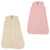 Hudson Baby Plush Sleeping Bag, Sack, Blanket, Pink Cream Sherpa 2-Pack