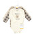 Hudson Baby Cotton Long-Sleeve Bodysuits 3-Pack, Snuggle Bear