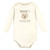 Hudson Baby Cotton Long-Sleeve Bodysuits 3-Pack, Snuggle Bear