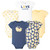 Hudson Baby Cotton Bodysuits 5-Pack, Main Squeeze Lemon