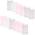 Hudson Baby Cotton Flannel Burp Cloths Bundle, Pink Primrose