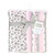 Hudson Baby Cotton Flannel Burp Cloths Bundle, Pink Primrose