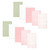 Hudson Baby Cotton Flannel Burp Cloths, Tiny Rose 2