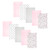 Hudson Baby Cotton Flannel Burp Cloths, Pink Primrose