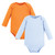 Hudson Baby Unisex Baby Cotton Long Sleeve Bodysuit 10pk, Solid Primary Long Sleeve