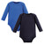 Hudson Baby Unisex Baby Cotton Long Sleeve Bodysuit 10pk, Solid Primary Long Sleeve