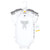 Hudson Baby Unisex Baby Cotton Bodysuits 3-Pack, Modern Elephant