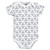 Hudson Baby Unisex Baby Cotton Bodysuits 3-Pack, Modern Elephant