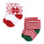 Hudson Baby Unisex Baby Cotton Rich Newborn and Terry Socks 12-Pack, 12 Days Of Christmas Plaid Trees