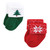 Hudson Baby Unisex Baby Cotton Rich Newborn and Terry Socks 12-Pack, 12 Days Of Christmas Plaid Trees