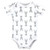 Hudson Baby Unisex Baby Cotton Bodysuits 3-Pack, Modern Zebra