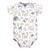 Hudson Baby Unisex Baby Cotton Bodysuits 3-Pack, Neutral Safari