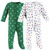 Hudson Baby Unisex Baby Cotton Sleep and Play 2-Pack, Christmas Lights Trees