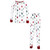 Hudson Baby Unisex Baby Cotton Pajama Set 2-Pack, Red Modern Christmas Tree