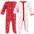 Hudson Baby Unisex Baby Cotton Sleep and Play 2-Pack, Candy Cane Snowflake