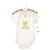Hudson Baby Unisex Baby Cotton Bodysuits 3-Pack, Cute Bear