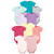Hudson Baby Unisex Baby Cotton Bodysuits 10-Pack, Solid Girl Brights