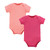 Hudson Baby Unisex Baby Cotton Bodysuits 10-Pack, Solid Girl Brights