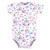 Hudson Baby Unisex Baby Cotton Bodysuits 3-Pack, Modern Floral