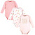 Hudson Baby Unisex Baby Cotton Long-Sleeve Bodysuits 3-Pack, Cutest Sister Hearts