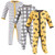 Hudson Baby Unisex Baby Cotton Sleep and Play 3-Pack, Construction