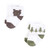 Hudson Baby Unisex Baby Cotton Rich Newborn and Terry Socks 8-Pack, Forest Bear