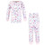 Hudson Baby Unisex Baby Cotton Pajama Set 2-Pack, Modern Floral