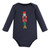 Hudson Baby Unisex Baby Cotton Long-Sleeve Bodysuits 3-Pack, Nutcracker