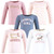 Hudson Baby Unisex Baby Long Sleeve T-Shirts 5-Pack, Cowgirl