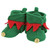 Hudson Baby Unisex Baby Cozy Fleece Booties, Elf