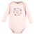 Hudson Baby Unisex Baby Cotton Long-Sleeve Bodysuits 5-Pack, Mauve Floral Love