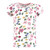 Hudson Baby Unisex Baby Short Sleeve T-Shirts 5-Pack, Fun Floral