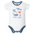 Hudson Baby Cotton Bodysuit, Shorts and Shoe Set, Ocean Animals